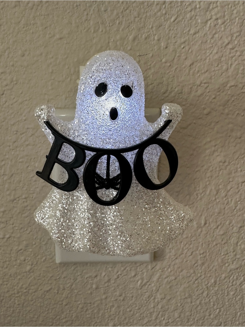 Bath & Body Works Halloween BOO Glitter Ghost Wallflower Plug
